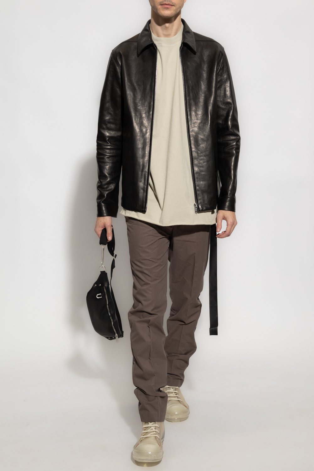 Rick owens clearance horse leather jacket